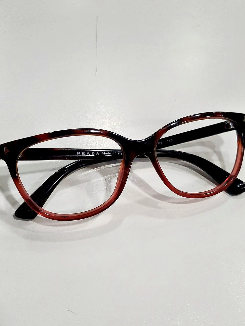 Prada VPR 14R Tortoiseshell Brown & Black Glasses Frames